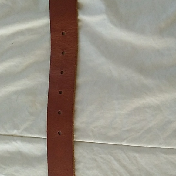 Leather & Raffia buckle belt LG - Picture 3 of 6
